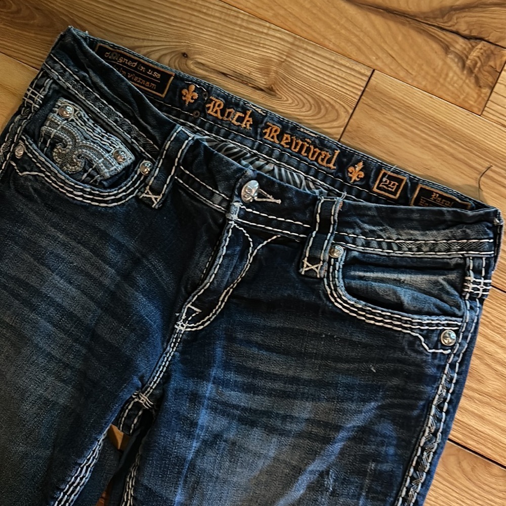 Rock Revival “Parol” Easy Boot Cut Jeans, Sz 29 - Picture 3 of 6